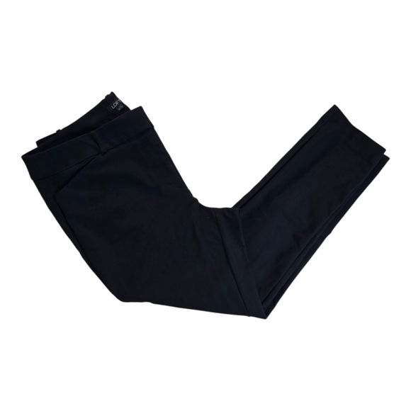 Loft Black Dress Pants Julie Sz 12 - Picture 1 of 9